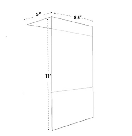Beer & Wine Cases Floor Stack Display Sign Holder-8.5"w x 11"h-10 piece