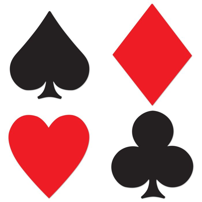 Prom Casino Theme Decor Kit- 40 pieces