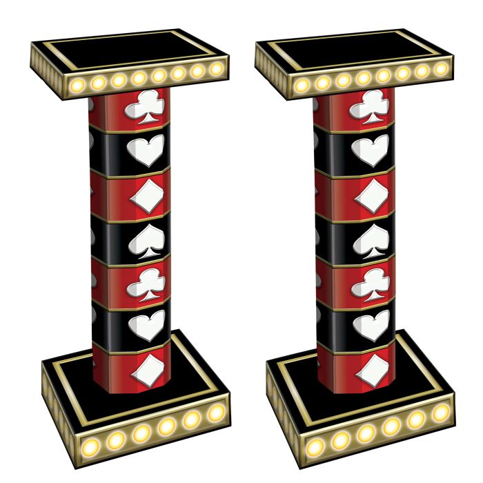 Prom Casino Theme Decor Kit- 40 pieces
