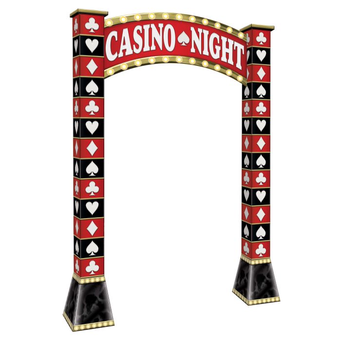 Casino Night 3-D Arch Display Prop