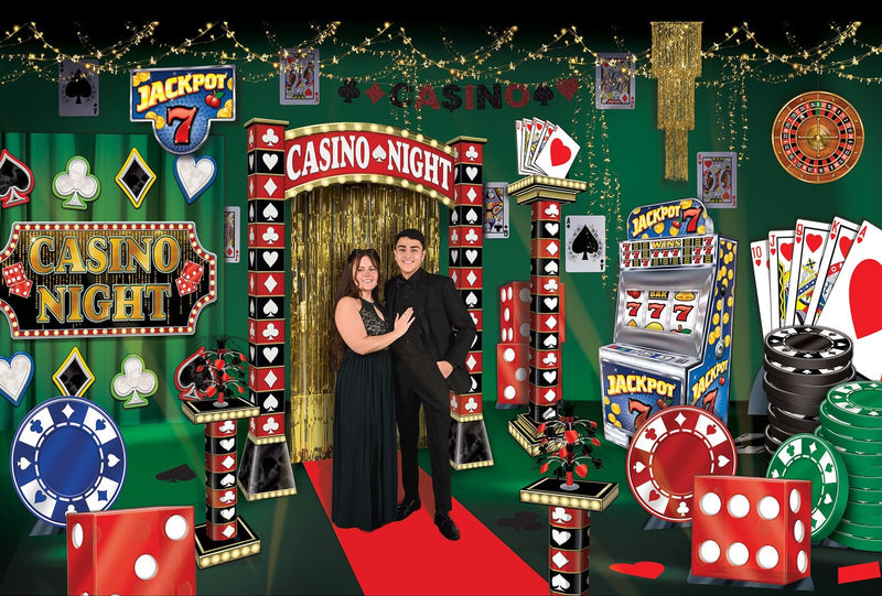 Prom Casino Theme Decor Kit- 40 pieces