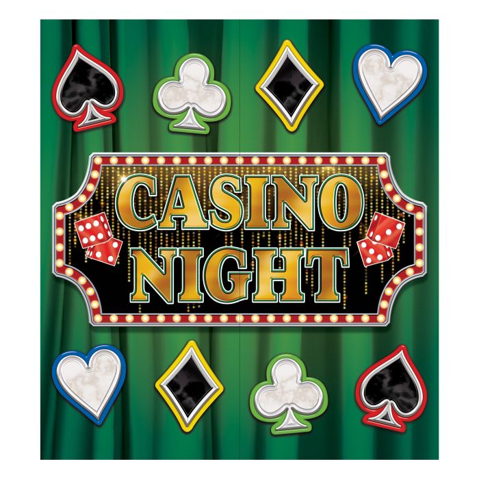 Prom Casino Theme Decor Kit- 40 pieces