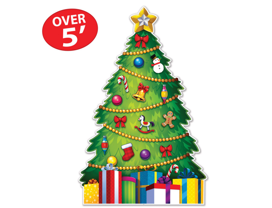 Christmas Tree Display Standee Props- 4 pieces