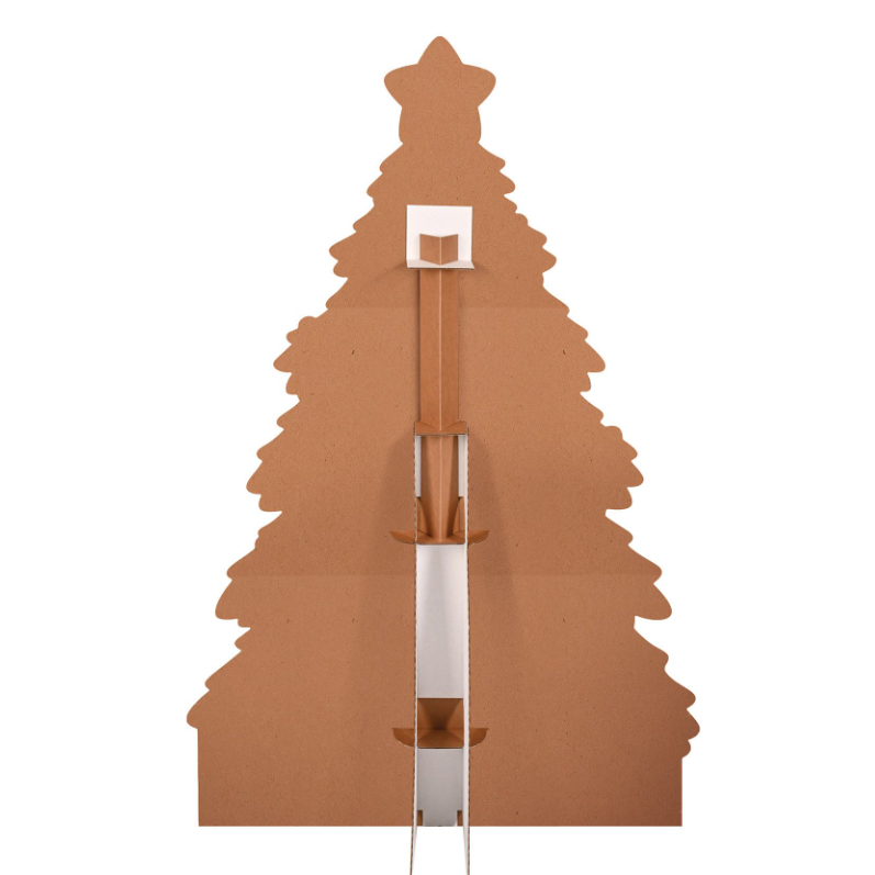 Christmas Tree Display Standee Props- 4 pieces