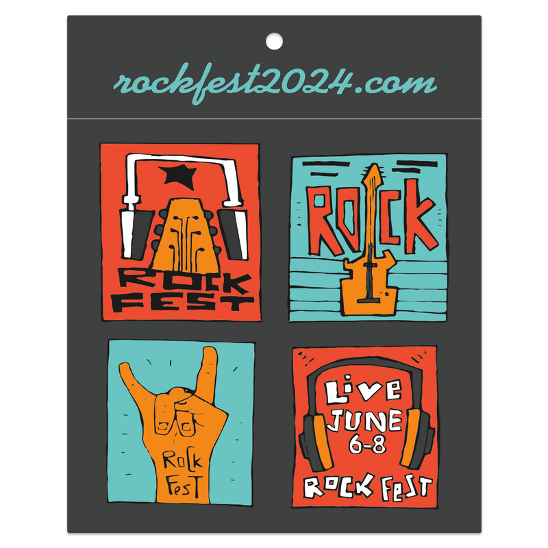 Clothing Hang Tag Sticker-Custom Printed 3"x3"