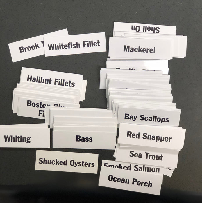 Seafood Dial-Tag Inserts-Custom