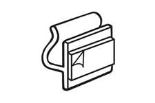 Slatwall Sign & Display Holder Adapter Clips-50 pieces