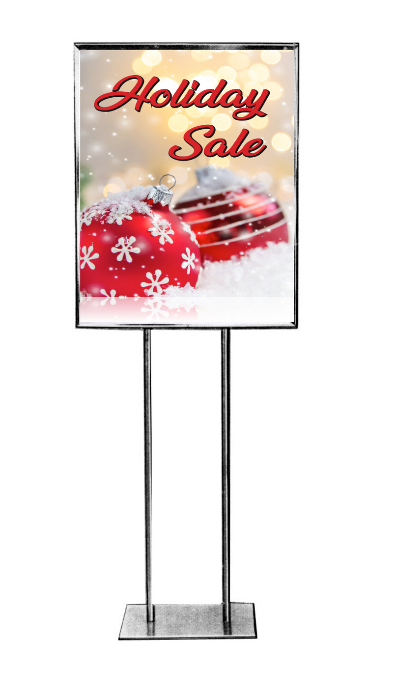 Holiday Sale Event Standard Poster-Floor Stand Sign-Semi Custom