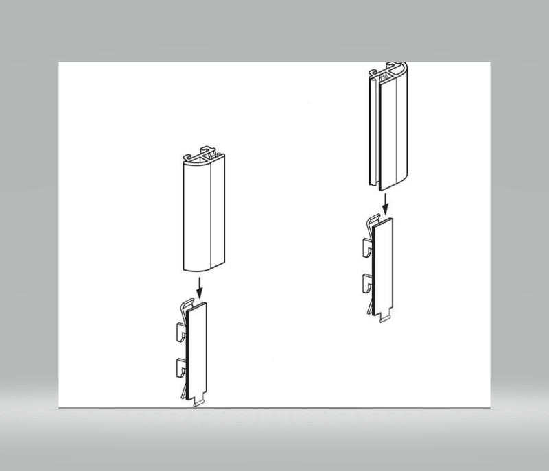 Gondola Shelving Header Sign Holders-12"