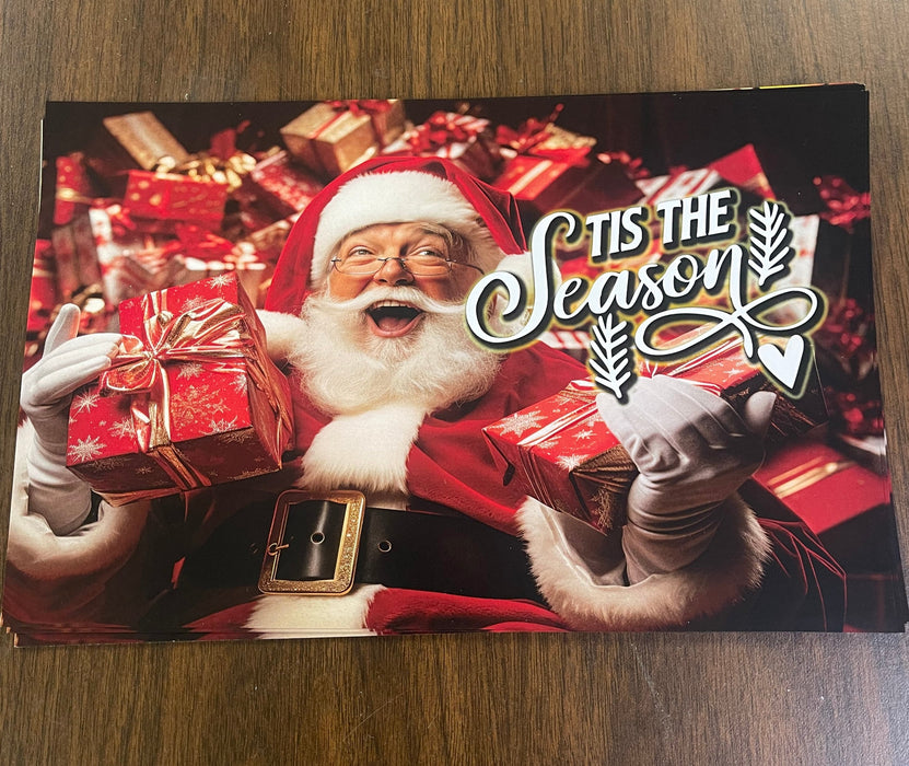 Tis The Season Shelf Signs-Price Cards-11" W x 7" H -10 signs