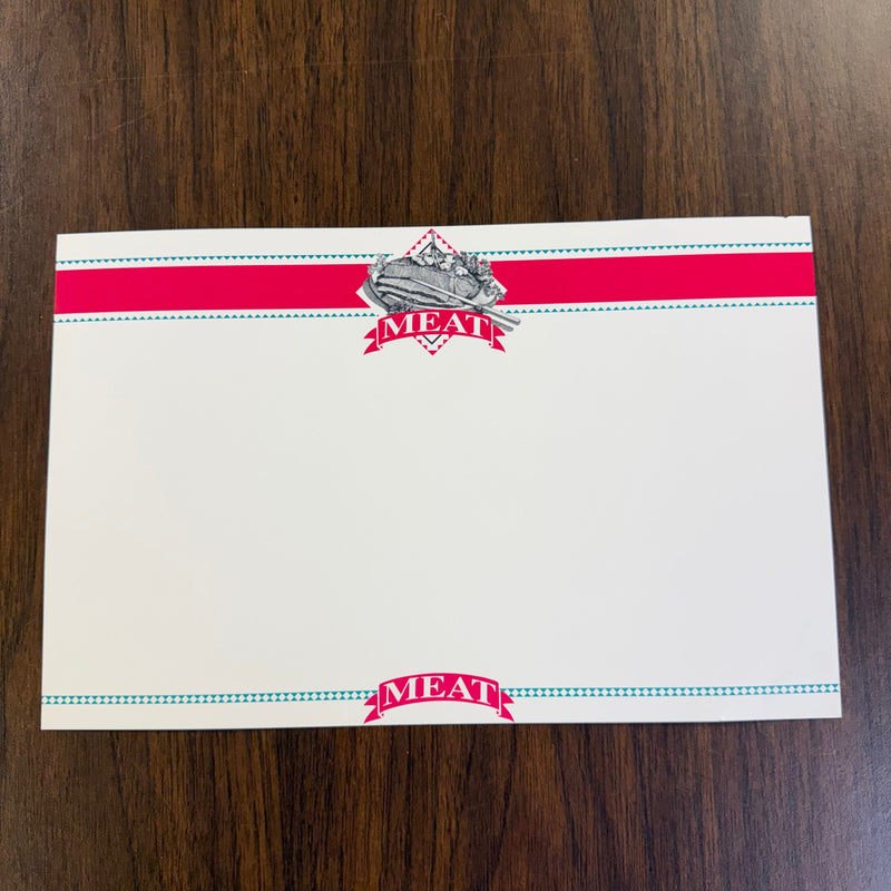 Meat Shelf Signs- 11" x 7"-100 signs