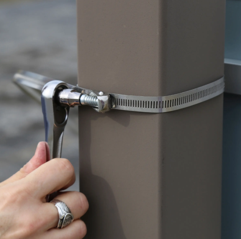 Pole Sign Frame Mounting Hardware Kit