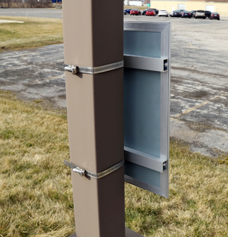 Pole Sign Frame Mounting Hardware Kit