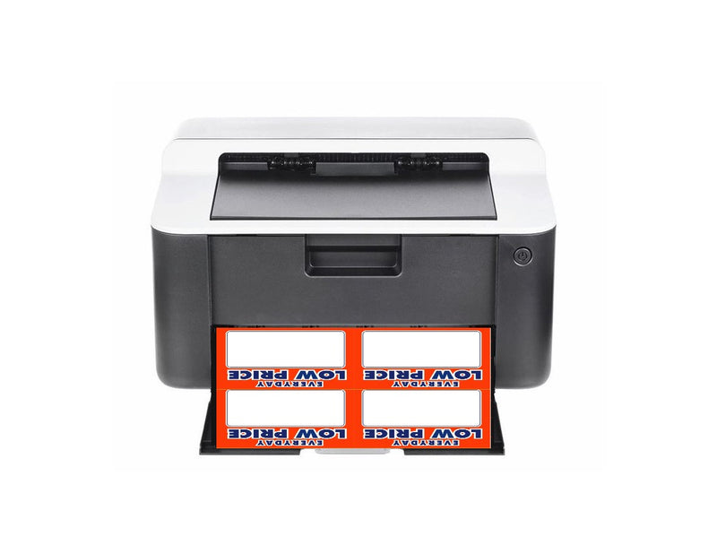 Everyday Low Price Shelf Signs-4UP Laser Compatible- VALUE PACK-4000 price cards