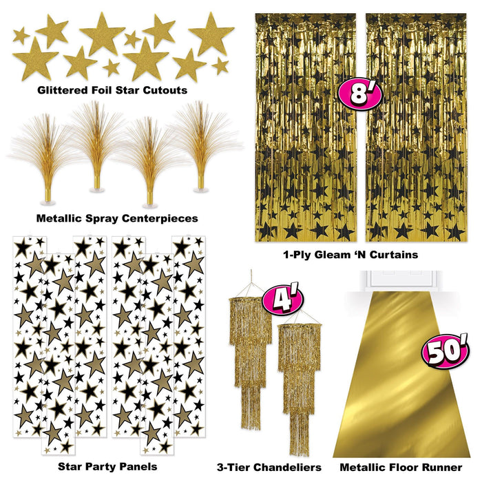 Prom Red Carpet Theme Decor Kit- 38 pieces