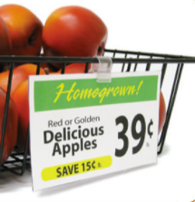 Sign Holders for Wire Fixtures 