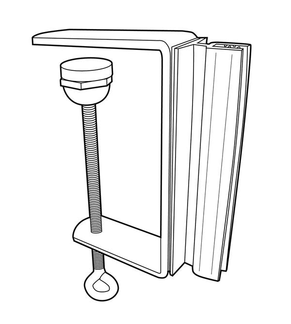 Aisle Invader Sign Holders-C Clamps- 25 pieces