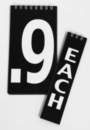 Spiral Pads Sets for Large Spiral Sign Boards