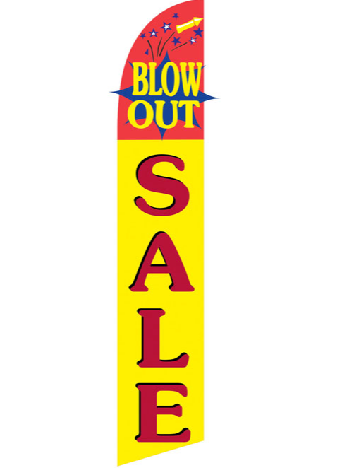 Blowout Sale Feather Flag Kit