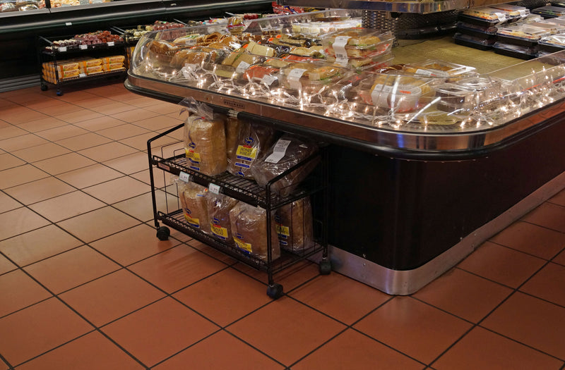 2 Shelf Knee Knocker Display-29"W