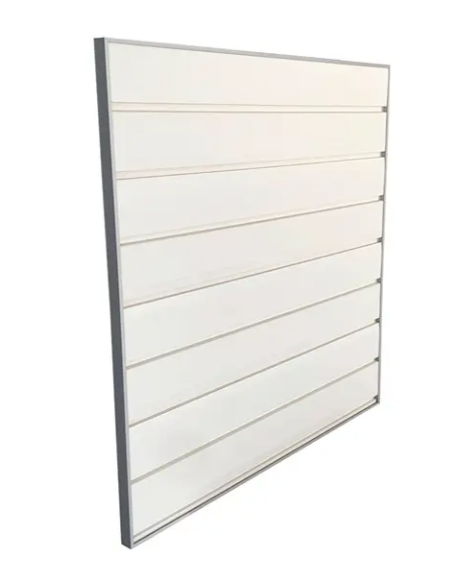 Framed Slatwall Panel-24" White