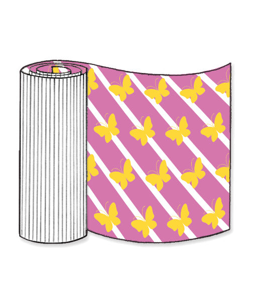 Spring Butterflies Corrugated Base Pallet Wrap