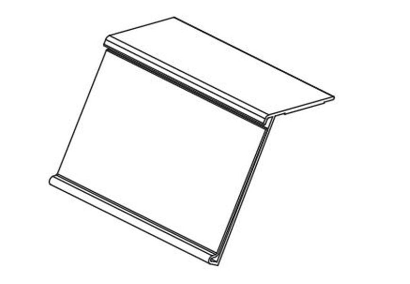 Stick-on Data Strip Price Tag Label Holders 2"- 100 pieces