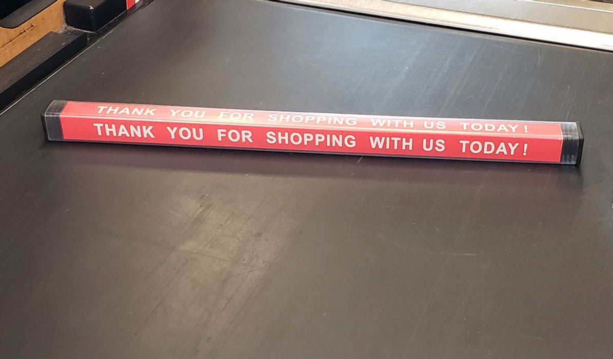 Thank You for Shopping Checkout Lane Dividers- 25 pieces