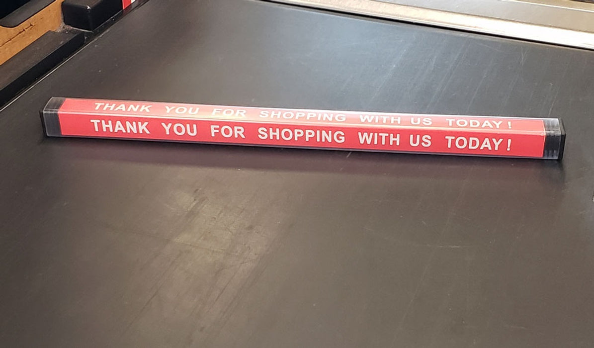 Thank You for Shopping Checkout Lane Dividers- 25 pieces — screengemsinc