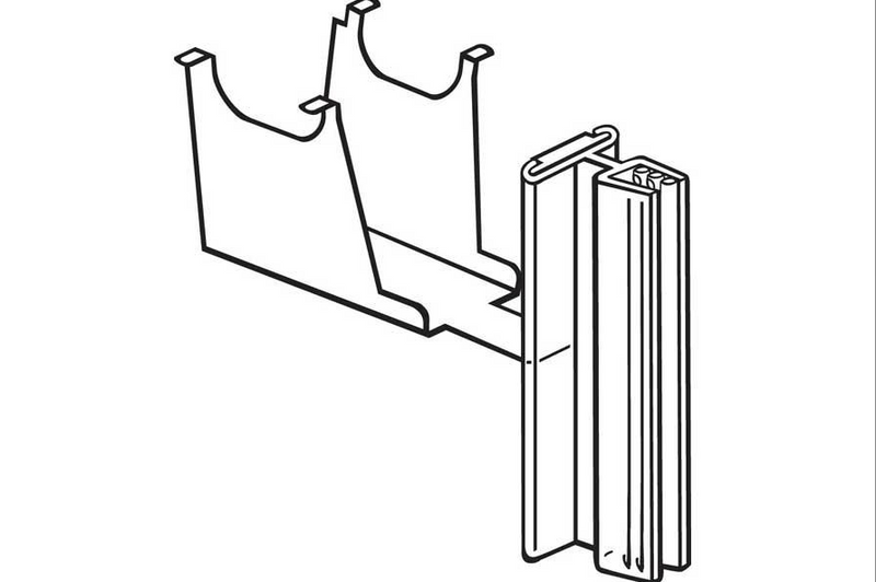 Under-Shelf Mount Super Gripper Sign Holders- Ailse Invaders- 2 pieces