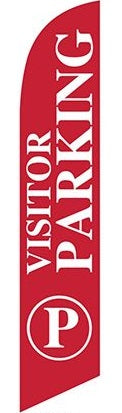 Visitor Parking Feather Flag Kit