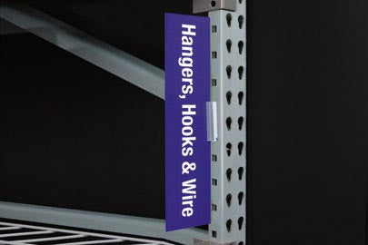 Sign Holders for Warehouse Teardrop Upright Shelving-50 pieces