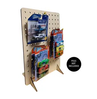 Wooden Pegboard Easel Display Fixtures- 5 pieces