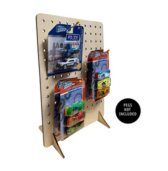 X-Large Wooden Pegboard Easel Display Fixtures- 5 pieces