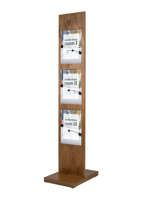 Wooden Poster Stand-58"H