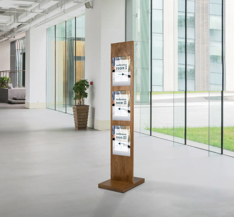 Wooden Poster Stand-58"H