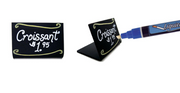 Write on-Wipe off Easel Tags-Blackboard