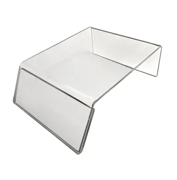 Acrylic Display Risers with Sign/Label Holder for Wine & Spirits- 5 pi ...