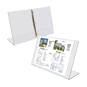 3 Ring Binder Acrylic Display Easel