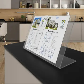 3 Ring Binder Acrylic Display Easel