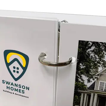 3 Ring Binder Acrylic Display Easel