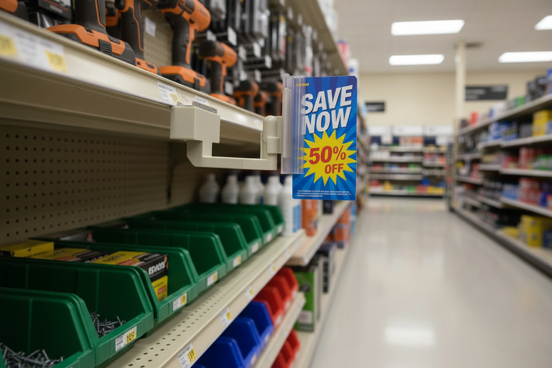 Aisle Invader - Under Shelf Flag Position