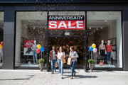 Anniversary Sale Banner Retail Lifestyle