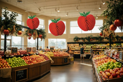 Apple Display Decorations 12-Pack Produce Lifestyle with Product