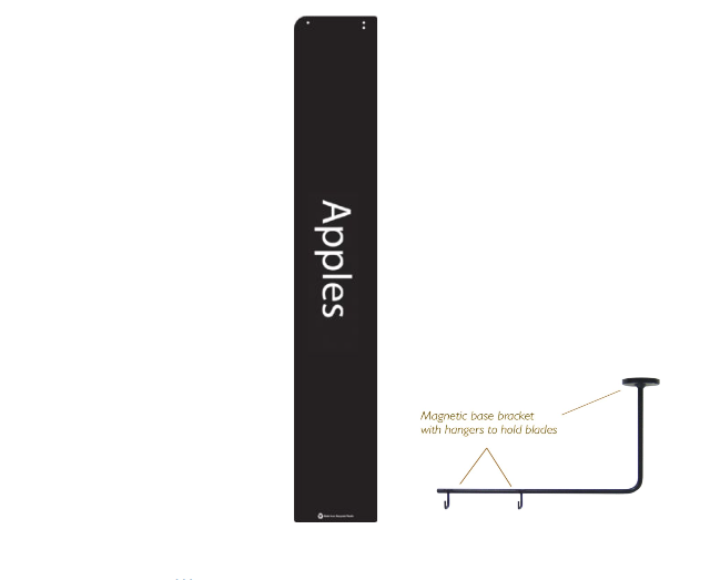 Apples Aisle Invaders Sign Kit