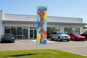 Auto Detail Rectangle Feather Flag Lifestyle