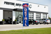 Auto Detail Rectangle Feather Flag Lifestyle