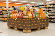 Autumn Corrugated Base Pallet Wrap Lifestyle