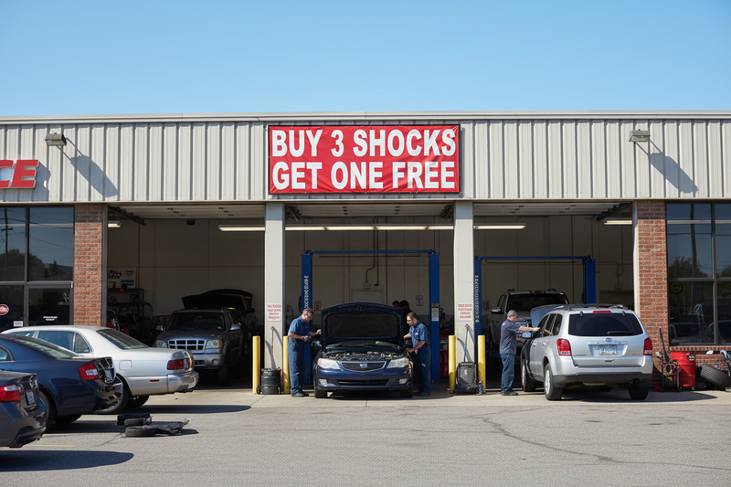 Buy 3 Shocks Get One Free Vinyl Banner Auto Shop Lifestyle