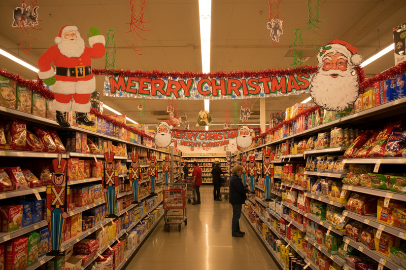 Christmas Trim Display Decoration Kit Retail Lifestyle